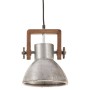 Lámpara colgante industrial 25 W plateada redonda 19 cm E27 de , Lámparas - Ref: Foro24-320531, Precio: 40,22 €, Descuento: %