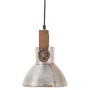 Lámpara colgante industrial 25 W plateada redonda 19 cm E27 de , Lámparas - Ref: Foro24-320531, Precio: 40,22 €, Descuento: %