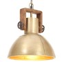 Lámpara colgante industrial redonda 25 W latón 30 cm E27 de , Lámparas - Ref: Foro24-320533, Precio: 58,58 €, Descuento: %
