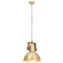 Lámpara colgante industrial redonda 25 W latón 30 cm E27 de , Lámparas - Ref: Foro24-320533, Precio: 58,58 €, Descuento: %