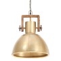 Lámpara colgante industrial redonda 25 W latón 30 cm E27 de , Lámparas - Ref: Foro24-320533, Precio: 58,58 €, Descuento: %