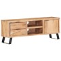 Mueble de TV madera maciza acacia borde natural 120x30x42 cm de , Muebles TV - Ref: Foro24-323518, Precio: 307,75 €, Descuent...