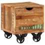 Mesa auxiliar de madera maciza reciclada 40x40x45 cm de , Mesas auxiliares - Ref: Foro24-328410, Precio: 115,51 €, Descuento: %