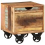 Mesa auxiliar de madera maciza reciclada 40x40x45 cm de , Mesas auxiliares - Ref: Foro24-328410, Precio: 115,51 €, Descuento: %