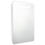 Armario de baño con espejo LED blanco brillante 60x11x80 cm de vidaXL, Tocadores de baño - Ref: Foro24-326509, Precio: 135,96...