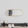 Espejo de pared ovalado dorado 40x15 cm de , Espejos - Ref: Foro24-348195, Precio: 21,55 €, Descuento: %