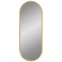Espejo de pared ovalado dorado 40x15 cm de , Espejos - Ref: Foro24-348195, Precio: 21,55 €, Descuento: %