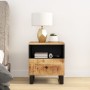Mesitas de noche 2 uds madera maciza mango madera contrachapada de , Mesitas de noche - Ref: Foro24-350649, Precio: 140,65 €,...