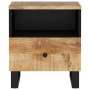 Mesitas de noche 2 uds madera maciza mango madera contrachapada de , Mesitas de noche - Ref: Foro24-350649, Precio: 140,65 €,...