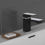 SCHÜTTE Grifo mezclador de lavabo MADASGASKAR cromo y negro mate de , Grifos - Ref: Foro24-434555, Precio: 97,94 €, Descuento: %
