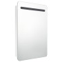 Armario de baño con espejo LED blanco brillante 60x11x80 cm de vidaXL, Tocadores de baño - Ref: Foro24-326509, Precio: 135,96...