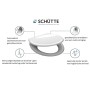 SCHÜTTE Tapa WC cierre suave liberación rápida ANTHRAZIT duroplástico de , Asientos de inodoros y bidés - Ref: Foro24-435096,...