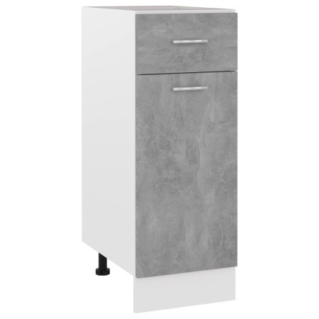 Armario bajo cajón madera ingeniería gris hormigón 30x46x81,5cm de , Armarios de cocina - Ref: Foro24-801208, Precio: 81,81 €...