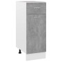 Armario bajo cajón madera ingeniería gris hormigón 30x46x81,5cm de , Armarios de cocina - Ref: Foro24-801208, Precio: 81,81 €...