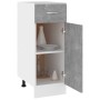 Armario bajo cajón madera ingeniería gris hormigón 30x46x81,5cm de , Armarios de cocina - Ref: Foro24-801208, Precio: 81,81 €...