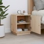 Mesita de noche madera maciza de pino 40x34x45 cm de , Mesitas de noche - Ref: Foro24-818275, Precio: 46,48 €, Descuento: %