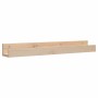 Estantes de pared 2 uds madera maciza de pino 80x12x9 cm de , Estantes y estanterías - Ref: Foro24-823589, Precio: 27,90 €, D...