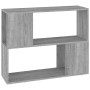 Estantería/divisor de espacios gris Sonoma 80x24x63 cm de , Muebles TV - Ref: Foro24-826645, Precio: 33,65 €, Descuento: %