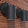 Lámpara de pared exterior 2 uds acero inoxidable descendente de , Iluminación de exterior - Ref: Foro24-42416, Precio: 27,72 ...