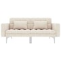 Sofá cama de tela color crema de , Sofás - Ref: Foro24-247216, Precio: 478,81 €, Descuento: %