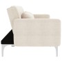Sofá cama de tela color crema de , Sofás - Ref: Foro24-247216, Precio: 478,81 €, Descuento: %