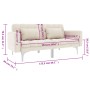Sofá cama de tela color crema de , Sofás - Ref: Foro24-247216, Precio: 478,81 €, Descuento: %