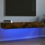 Muebles de TV con luces LED 2 uds roble ahumado 60x35x15,5 cm de , Muebles TV - Ref: Foro24-842897, Precio: 88,60 €, Descuent...