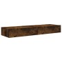 Muebles de TV con luces LED 2 uds roble ahumado 60x35x15,5 cm de , Muebles TV - Ref: Foro24-842897, Precio: 88,60 €, Descuent...