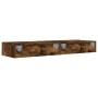 Muebles de TV con luces LED 2 uds roble ahumado 60x35x15,5 cm de , Muebles TV - Ref: Foro24-842897, Precio: 88,60 €, Descuent...