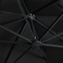 Sombrilla voladiza luces LED y poste aluminio negra 400x300 cm de , Sombrillas - Ref: Foro24-47008, Precio: 341,60 €, Descuen...