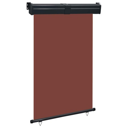 Toldo lateral de balcón marrón 125x250 cm de , Sombrillas - Ref: Foro24-48423, Precio: 80,61 €, Descuento: %