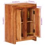 Aparador de madera maciza de acacia 55x35x75 cm de , Aparadores - Ref: Foro24-355014, Precio: 202,58 €, Descuento: %