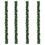 Guirnaldas de Navidad con bolas 4 unidades PVC verde 270 cm de , Adornos festivos - Ref: Foro24-284309, Precio: 75,90 €, Desc...