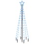 Árbol de Navidad con pincho 108 LED azul 180 cm de , Arboles de navidad - Ref: Foro24-343553, Precio: 32,59 €, Descuento: %