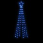 Árbol de Navidad con pincho 108 LED azul 180 cm de , Arboles de navidad - Ref: Foro24-343553, Precio: 32,59 €, Descuento: %