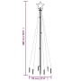 Árbol de Navidad con pincho 108 LED azul 180 cm de , Arboles de navidad - Ref: Foro24-343553, Precio: 32,59 €, Descuento: %
