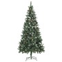 Árbol de Navidad artificial iluminado con luces y piñas 210 cm de , Arboles de navidad - Ref: Foro24-3077748, Precio: 144,56 ...