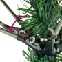 Árbol de Navidad con luces y piñas PVC PE verde 225 cm de , Arboles de navidad - Ref: Foro24-3094558, Precio: 184,48 €, Descu...