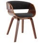 Silla de comedor madera curvada y tela gris de , Sillas de comedor - Ref: Foro24-283111, Precio: 218,11 €, Descuento: %