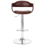 Taburete de cocina cuero sintético marrón de , Taburetes de cocina - Ref: Foro24-287405, Precio: 155,90 €, Descuento: %