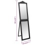 Espejo de pie negro 40x160 cm de , Espejos - Ref: Foro24-351523, Precio: 75,81 €, Descuento: %