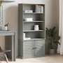 Librería VIGO madera maciza de pino gris 85x35x170 cm de , Librerías y estanterías - Ref: Foro24-353198, Precio: 233,74 €, De...