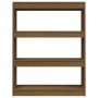 Estantería divisor de espacios pino marrón miel 100x30x103 cm de , Librerías y estanterías - Ref: Foro24-808216, Precio: 61,5...