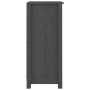Aparador de madera maciza de pino gris 40x35x80 cm de , Aparadores - Ref: Foro24-813743, Precio: 77,92 €, Descuento: %