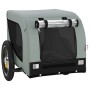 Remolque de bicicleta mascotas hierro tela Oxford gris negro de , Cochecitos para mascotas - Ref: Foro24-93993, Precio: 92,81...