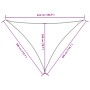 Toldo de vela triangular tela Oxford rojo 3x3x4,24 m de , Sombrillas - Ref: Foro24-135667, Precio: 24,59 €, Descuento: %
