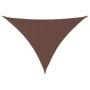 Toldo de vela triangular tela Oxford marrón 3x3x4,24 m de , Sombrillas - Ref: Foro24-135832, Precio: 21,27 €, Descuento: %