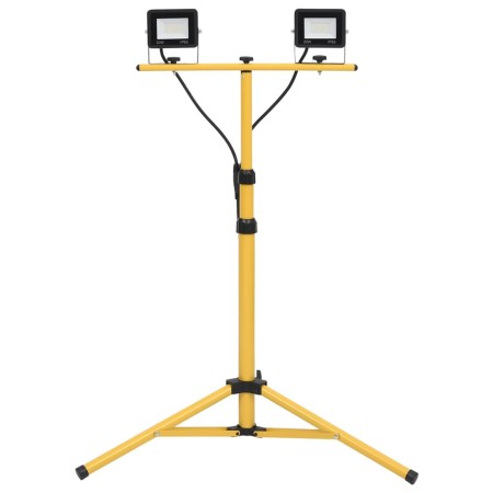 Foco LED con trípode 2x20 W blanco frío de , Focos y reflectores - Ref: Foro24-149659, Precio: 60,68 €, Descuento: %