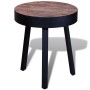 Mesita redonda de madera de teca reciclada de , Mesas auxiliares - Ref: Foro24-241713, Precio: 89,59 €, Descuento: %