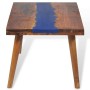Mesa de centro de resina de teca 100x50x40 cm de , Mesas de centro - Ref: Foro24-245067, Precio: 285,12 €, Descuento: %